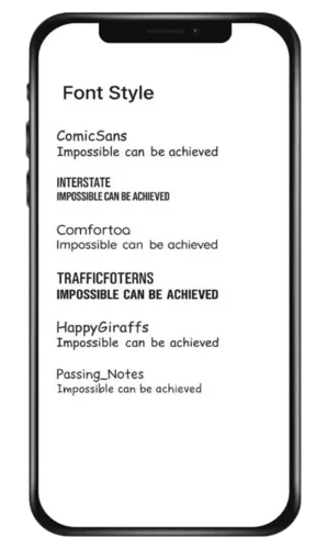 New Fonts